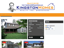 Tablet Screenshot of kingstonhomes.com